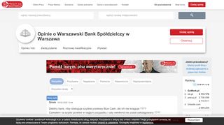 
                            11. Opinie Warszawski Bank Spółdzielczy Warszawa - Forum ... - GoWork.pl