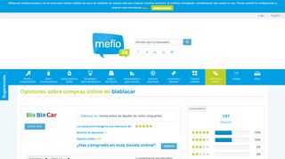 
                            11. Opiniones blablacar | Opiniones para comprar online | Mefio.es