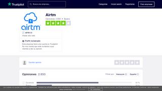 
                            11. Opiniones de Airtm | Lea opiniones de clientes de airtm.io | 4 de 122