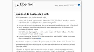 
                            11. Opiniones de Managebac el Valle - Blopinion