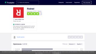 
                            6. Opiniones de Rebtel | Lea opiniones de clientes de www.rebtel.com