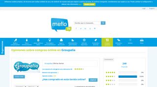 
                            10. Opiniones Groupalia | Opiniones para comprar online | Mefio.es