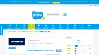 
                            10. Opiniones PhoneHouse | Opiniones para comprar online | Mefio.es