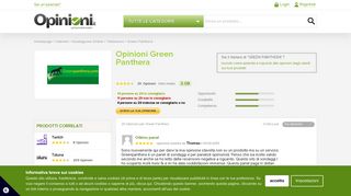 
                            4. Opinioni Green Panthera e recensioni | Opinioni.it