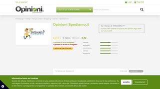 
                            6. Opinioni Spediamo.it e recensioni | Opinioni.it