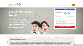 
                            10. OpinionWorld: Dapatkan Uang melalui Survei Online di Indonesia