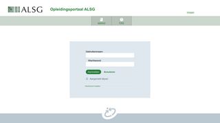 
                            11. Opleidingsportaal ALSG > login