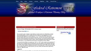 
                            5. OPM Retirement Services Online (SOL) | Federal Employee's ...