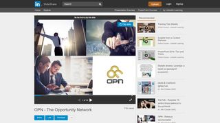 
                            10. OPN - The Opportunity Network - SlideShare