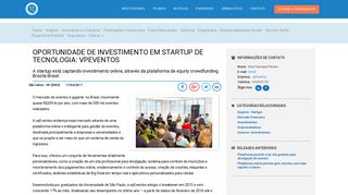 
                            5. Oportunidade de investimento em startup de tecnologia: vpEventos