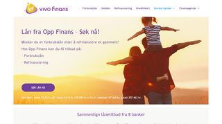 
                            13. Opp Finans – Sammenling forbrukslån fra flere banker | VivoFinans