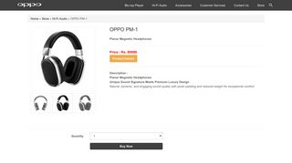 
                            2. OPPO Digital India | Store | Hi-Fi Audio | OPPO PM-1