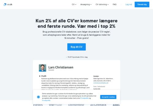 
                            7. Opret dit jobvindende CV · CV.dk