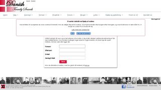 
                            3. Opret medlemskonto - Danish Family Search