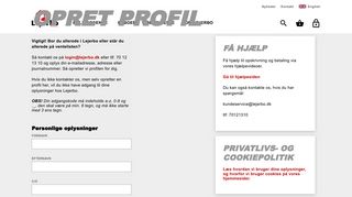 
                            3. Opret profil - Lejerbo