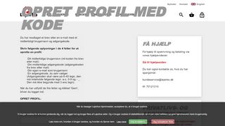 
                            1. Opret profil med kode - Lejerbo