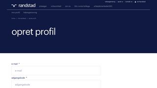 
                            2. opret profil | Randstad Danmark