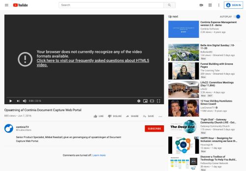 
                            11. Opsætning af Continia Document Capture Web Portal - YouTube