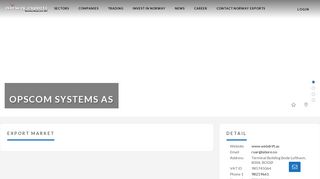 
                            6. Opscom Systems AS - Norway Exports