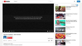 
                            4. Opscom Systems - short version - YouTube