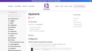 
                            11. OpsGenie - Datadog Docs