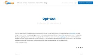 
                            2. Opt-Out - Know-how mailingworkKnow-how mailingwork