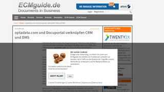 
                            3. optadata.com und Docuportal verknüpfen CRM und DMS - ECMguide ...