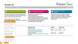 
                            5. Optagelse.dk: Forside