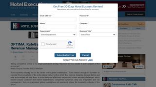 
                            2. OPTIMA. RateGain's Newest Offering for Hotel Revenue Managers, by ...