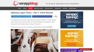 
                            13. Optimize Logon Times - Part 1: Citrix Director - xenappblog