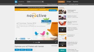 
                            12. Optimize your eZ Publish with Varnish - SlideShare