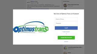 
                            4. Optimus Trans - Alege cursele regulate CLUJ-NAPOCA -... | Facebook