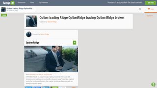 
                            1. 'Option ridge login' in Option trading Ridge OptionRidge trading Option ...