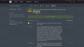 
                            8. Option to download and save installers for later use. - GOG.com