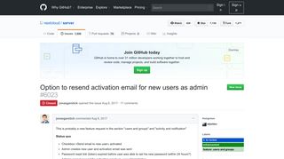 
                            5. Option to resend activation email for new users as admin · Issue ...
