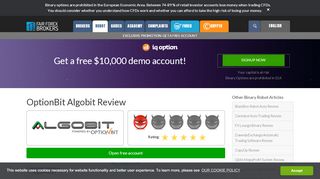 
                            12. OptionBit Algobit Review - Fair Forex Brokers