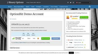 
                            1. • OptionBit Demo Account • - 7 Binary Options