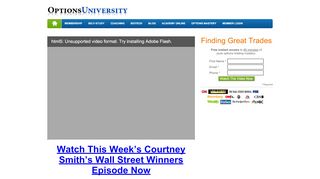 
                            12. Options University: Best Options Trading Education & Training, Online ...