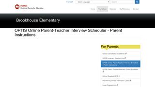 
                            3. OPTIS Online Parent-Teacher Interview Scheduler - Parent ...