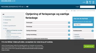 
                            7. Optjening af feriepenge og særlige feriedage