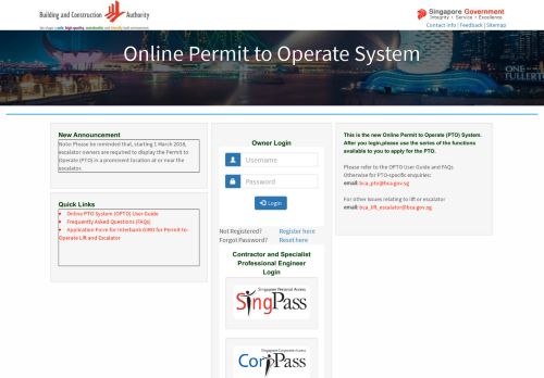 
                            7. OPTO Login Page