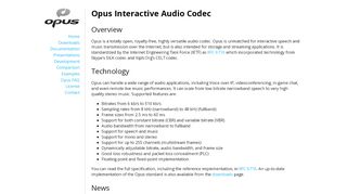 
                            9. Opus Codec