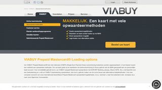 
                            6. Opwaardeer mogelijkheden | VIABUY Prepaid Mastercard