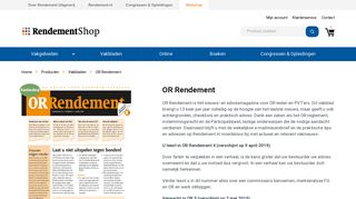 
                            8. OR Rendement - Rendementshop.nl