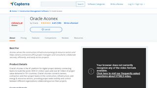 
                            10. Oracle Aconex Reviews and Pricing - 2019 - Capterra