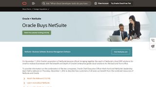 
                            6. Oracle and NetSuite