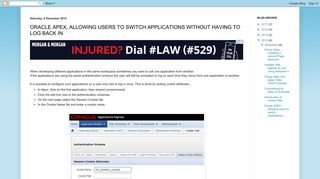 
                            10. Oracle APEX, Allowing users to switch Applications without having to ...