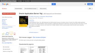 
                            9. Oracle Application Server 10g: J2EE Deployment and Administration