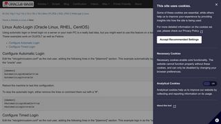 
                            13. ORACLE-BASE - Linux Auto-Login (Oracle Linux, RHEL, CentOS)