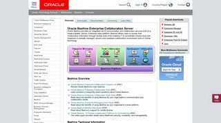 
                            10. Oracle Beehive Collaboration Software